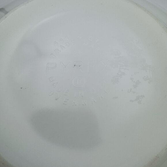 Vintage Pyrex 1963-67 Town & Country Cinderella 444 4qt Mixing Bowl Orange Brown - Picture 7 of 10